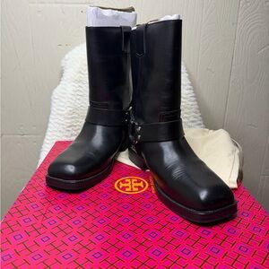 Tory Burch Double T Moto Boot